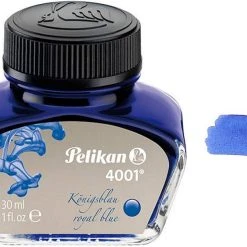 Promo 💯 Pelikan 4001 Fountain Pen Ink Bottle, 30ml, Royal Blue ✨
