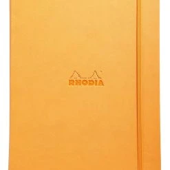 Outlet 🤩 Rhodia Boutique Webnotebook, Bound 5 ½ X 8 ¼, Lined, Orange, 96 Sheets ⌛