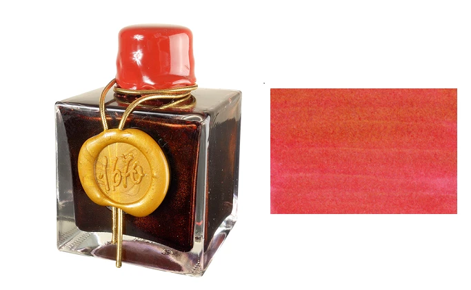 Best Sale 💯 J Herbin 1670 Anniversary Fountain Pen Ink Bottle "Rouge Hematite" 🛒