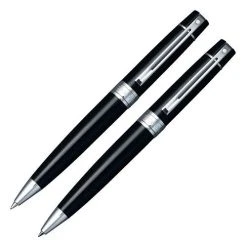 Cheap ⌛ Sheaffer 300 Ballpoint Pen & .7mm Pencil Set - Black Lacquer 🛒