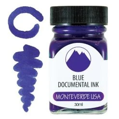 Promo ✨ Monteverde 30ml Fountain Pen Ink Bottle, Documental Blue 😉
