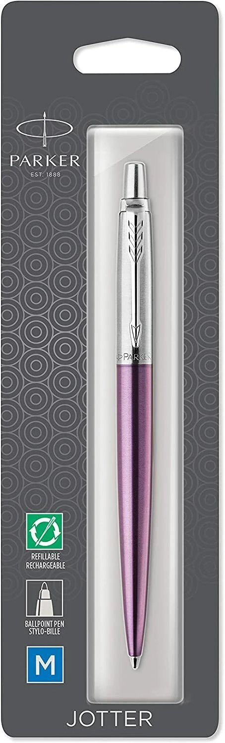 Brand new ๐งจ Parker Jotter Ballpoint Pen, Victoria Purple โ - Image 2