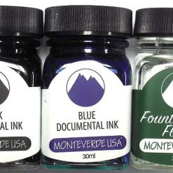 Best reviews of 😀 Monteverde Fountain Pen Ink Bottles, Documental Black & Blue W/ Pen Flush 🛒