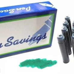 Best reviews of ⌛ Pen Savings 24 Standard International Short Fountain Pen Ink Cartridges, Oceans Teal 🧨