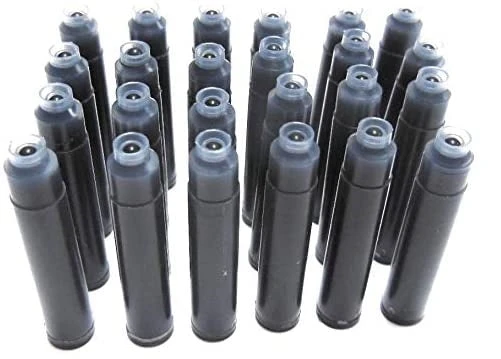 Brand new 𧨠Pen Savings 24 Standard International Short Fountain Pen Ink Cartridges, Legal Black π - Image 3