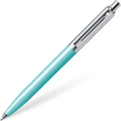 New ⌛ Sheaffer Sentinel Ballpoint Pen, Aqua & Chrome 😍