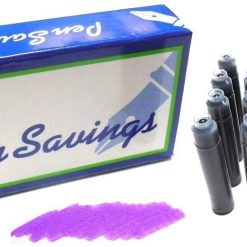 Outlet ???? Pen Savings 24 Standard International Short Fountain Pen Ink Cartridges, Royal Purple ????