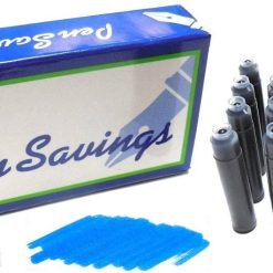 Hot Sale ✔️ Pen Savings 24 Standard International Short Fountain Pen Ink Cartridges, Royal Blue ????