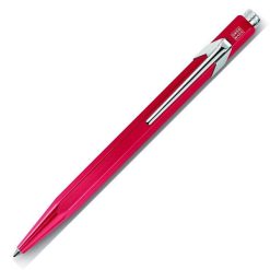 Promo ???? Caran D'Ache 849 Metal-X Ballpoint Pen Ruby Red #849.280 ????