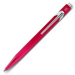 Promo 🎁 Caran D'Ache 849 Metal-X Ballpoint Pen Ruby Red #849.280 😍