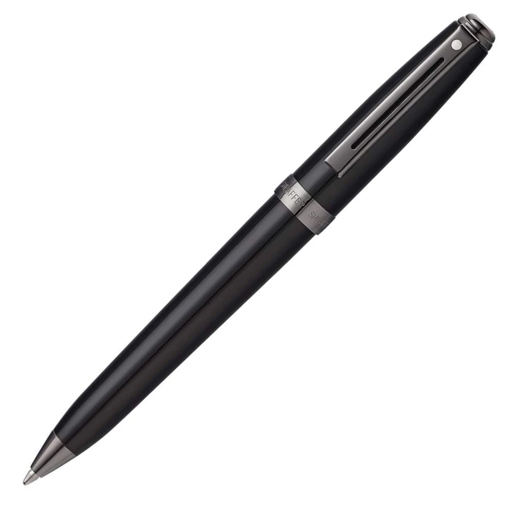 Brand new ๐ Sheaffer Prelude Gloss Black With Gunmetal Trim Ballpoint Pen ๐