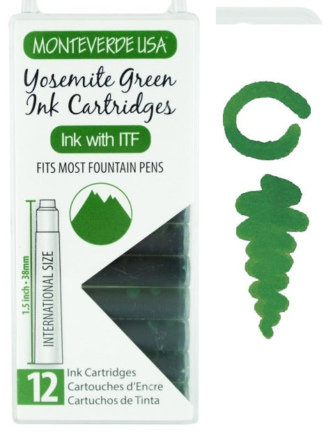 Monteverde International Standard Fountain Pen Ink Cartridges, Yosemite Green Best Sale ✨ Monteverde International Standard Fountain Pen Ink Cartridges, Yosemite Green ???? -Tibaldi shop 51sTjswV5nL. SL1139 0578dec2 df03 4cad 9f5e