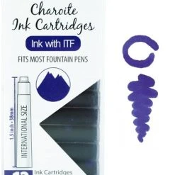 Promo 🎉 Monteverde International Standard Fountain Pen Ink Cartridges, Charoite 🔔