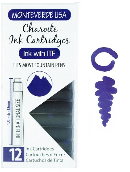 Monteverde International Standard Fountain Pen Ink Cartridges, Charoite Promo ???? Monteverde International Standard Fountain Pen Ink Cartridges, Charoite ???? -Tibaldi shop