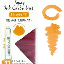 Promo 🧨 Monteverde International Standard Fountain Pen Ink Cartridges, Topaz 😉