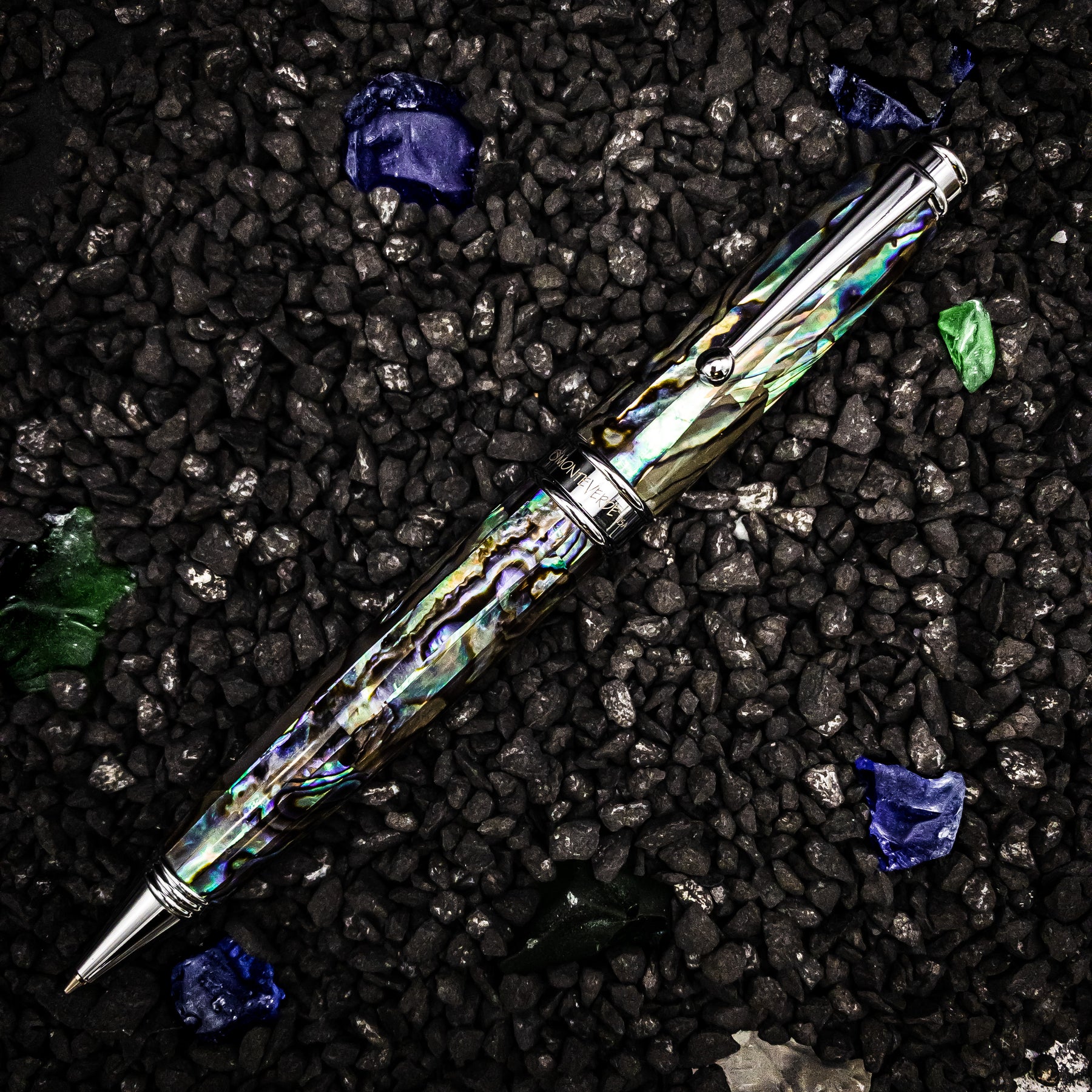 Monteverde Invincia Limited Edition Abalone Shell Ballpoint Pen, Chrome Trim Cheapest ???? Monteverde Invincia Limited Edition Abalone Shell Ballpoint Pen, Chrome Trim ???? -Tibaldi shop 526edf4c 83f5 597d bd30
