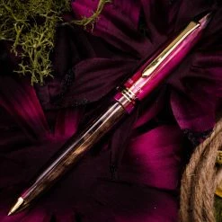 Best Sale 🥰 Tibaldi Bonania Zany Brown & Pink Ballpoint Pen ✔️
