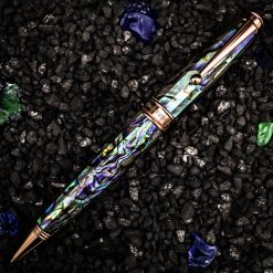 Brand new ???? Monteverde Invincia Limited Edition Abalone Shell Ballpoint Pen, Rose Gold Trim ⌛