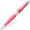 Outlet ???? Cross Beverly Ballpoint Pen, Aquatic Coral & Chrome ????
