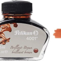 Best reviews of 😉 Pelikan 4001 Fountain Pen Ink Bottle, 30ml, Brilliant Brown 👍