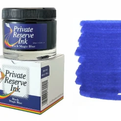 Budget 😀 Private Reserve Fountain Pen Ink Bottle, 60ml, Black Magic Blue 🎁
