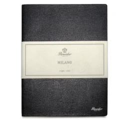 Top 10 ✔️ Pineider Notes Milano Leather Notebook, Midnight Black, Lined Ivory Paper ❤️