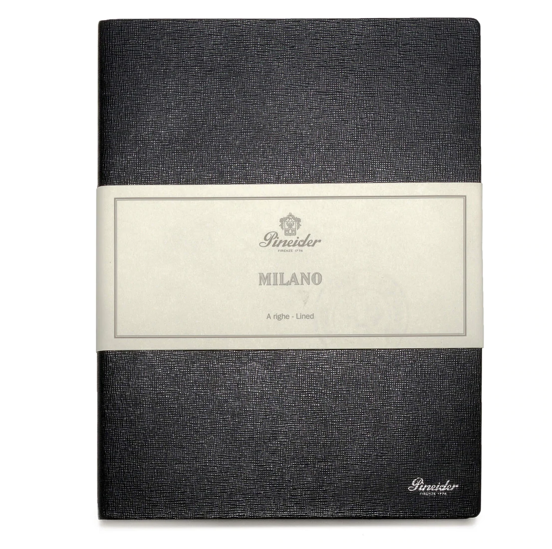 Pineider Notes Milano Leather Notebook, Midnight Black, Lined Ivory Paper Top 10 ✔️ Pineider Notes Milano Leather Notebook, Midnight Black, Lined Ivory Paper ❤️ -Tibaldi shop