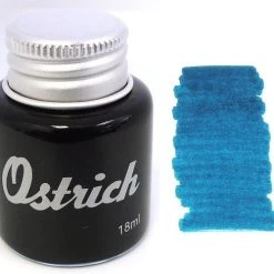 Promo 🎉 Ostrich Fountain Pen Ink Bottle, 18ml, Blue Moon Lake 😀