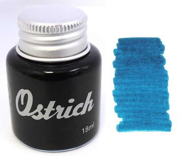 Ostrich Fountain Pen Ink Bottle, 18ml, Blue Moon Lake Promo ???? Ostrich Fountain Pen Ink Bottle, 18ml, Blue Moon Lake ???? -Tibaldi shop