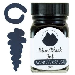 Brand new 🎁 Monteverde 30ml Fountain Pen Ink Bottle, Blue Black 😍