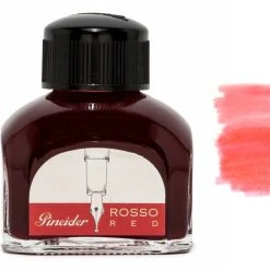 Buy 🔔 Pineider Fountain Pen Ink Bottle, 75ml Glass Bottle, Red ⭐