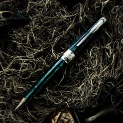 Deals 😀 Pineider Arco Desert Beetle Ballpoint Pen, Green & Black 🔥