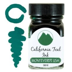 Buy 👍 Monteverde 30ml Fountain Pen Ink Bottle, California Teal ⭐