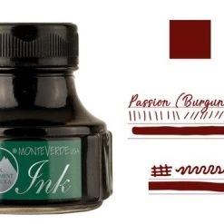 Hot Sale 👏 Monteverde 90ml Emotion Fountain Pen Ink Bottle, Passion Burgundy 💯