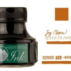 Cheap 😀 Monteverde 90ml Emotion Fountain Pen Ink Bottle, Joy Sepia 👍