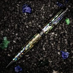 Outlet 😉 Monteverde Invincia Limited Edition Abalone Shell Ballpoint Pen, Gunmetal Trim ✔️