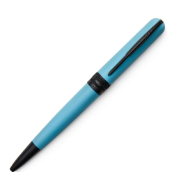 Best Sale ???? Pineider Avatar Ballpoint Pen, Matte Ice Blue W/ Black Trim ⭐