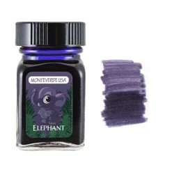 Budget 👏 Monteverde 30ml Fountain Pen Ink Bottle, Jungle Collection, Elephant 😉
