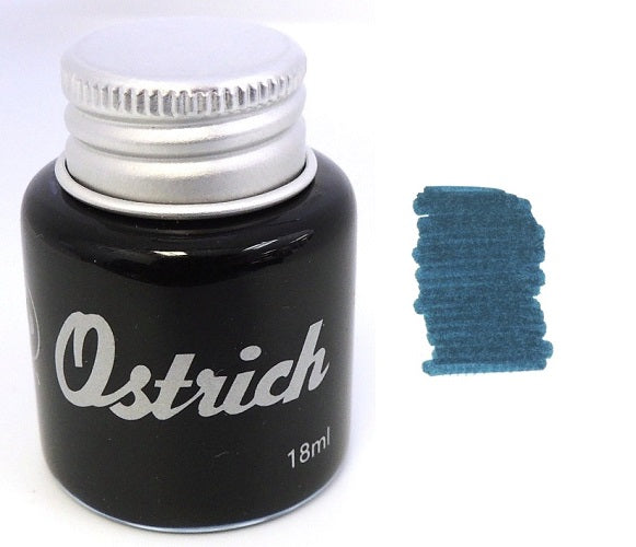 Ostrich Fountain Pen Ink Bottle, 18ml, Lake Baikal Blue Green Brand new ⌛ Ostrich Fountain Pen Ink Bottle, 18ml, Lake Baikal Blue Green ???? -Tibaldi shop