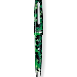 Outlet 👏 Tibaldi N60 Emerald Green Resin Ballpoint Pen ❤️