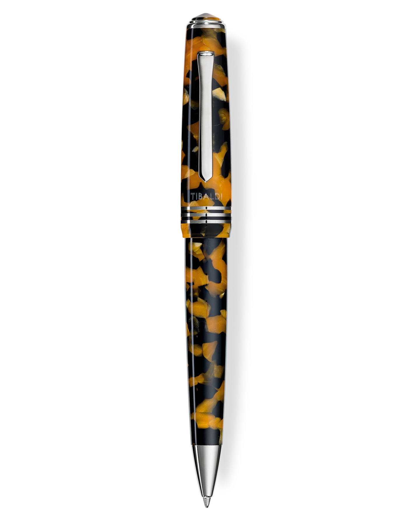New π― Tibaldi N60 Amber Yellow Resin Ballpoint Pen π