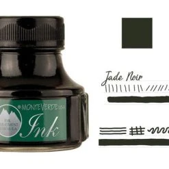 Flash Sale 🎁 Monteverde 90ml Fountain Pen Ink Bottle, Jade Noir 👍