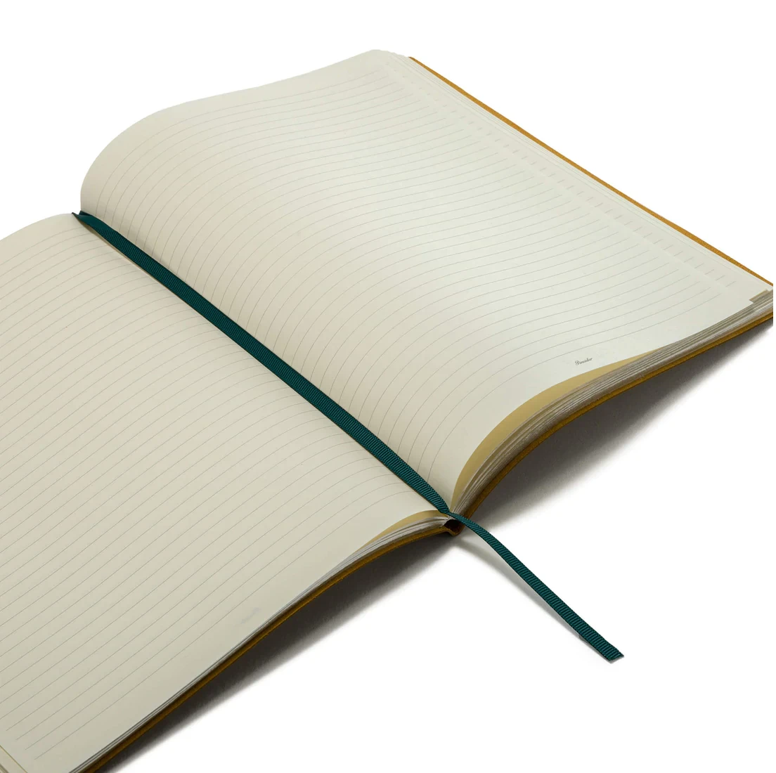 Discount β€οΈ Pineider Notes Milano Leather Notebook, Green, Lined Ivory Paper 𧨠- Image 2