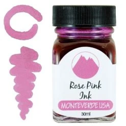 Best reviews of ⭐ Monteverde 30ml Fountain Pen Ink Bottle, Rose Pink ❤️