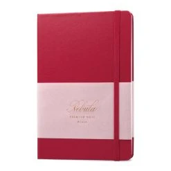 Brand new ⌛ Nebula Premium Notepad, 90g White Paper, Ruby Wine 🛒