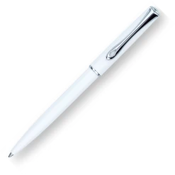 Budget ⭐ Diplomat Traveller Ballpoint Pen, Snow White & Chrome 💯