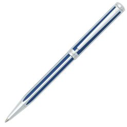 Hot Sale ⭐ Sheaffer Intensity Ballpoint Pen Blue & Chrome Striped ????