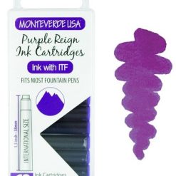 Cheap ???? Monteverde International Standard Fountain Pen Ink Cartridges, Purple Reign ❤️