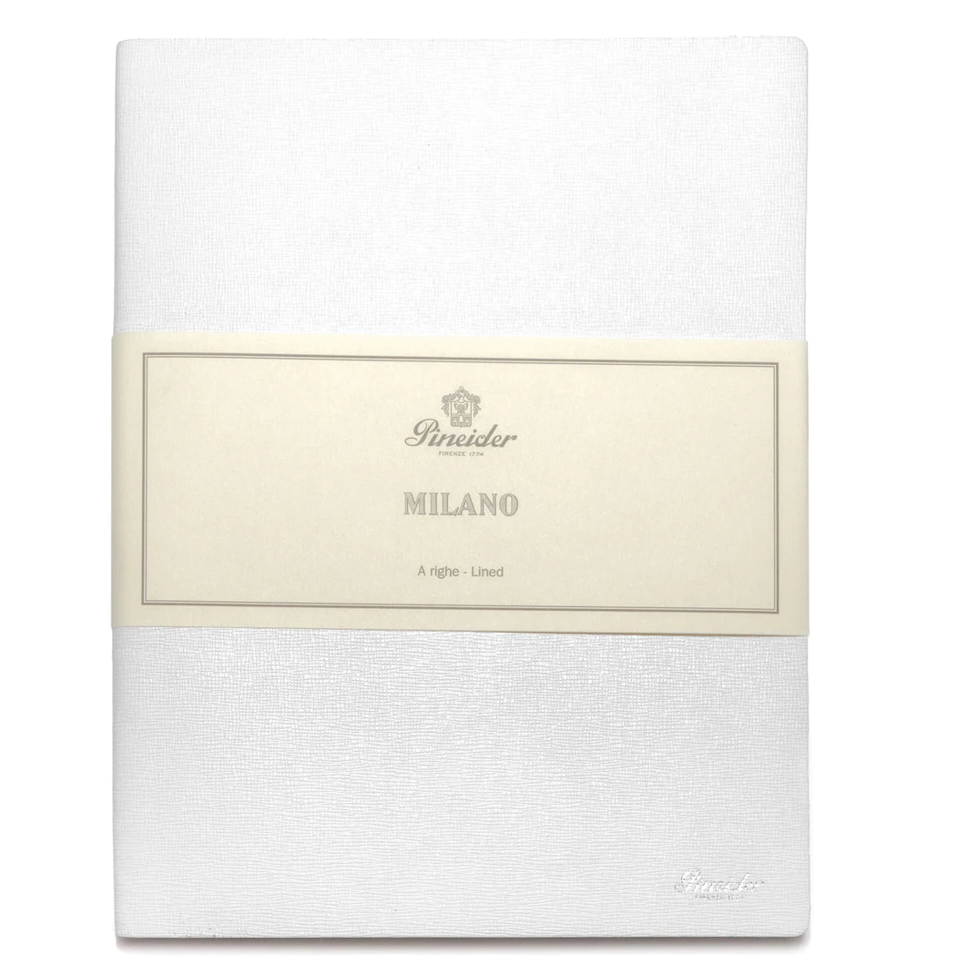 Pineider Notes Milano Leather Notebook, Pure White, Lined Ivory Paper Brand new ???? Pineider Notes Milano Leather Notebook, Pure White, Lined Ivory Paper ???? -Tibaldi shop White 30f4d2e3 3177 40cb 906c