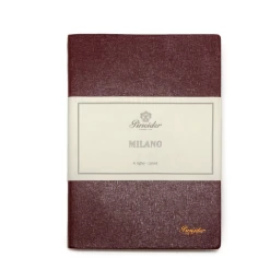 Deals π€© Pineider Notes Milano Leather Notebook, Red Wine, Lined Ivory Paper π